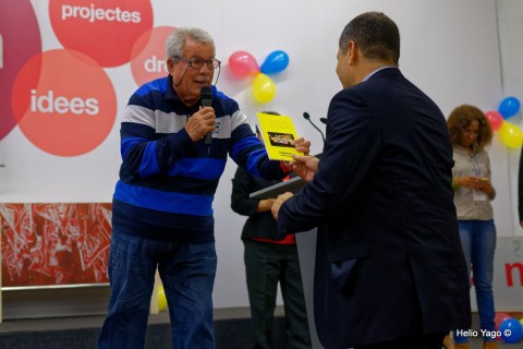 Rafael Correa en Valencia (Sede de UGT)