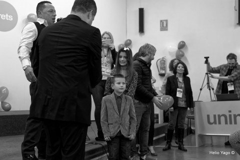 Rafael Correa en Valencia (Sede de UGT)
